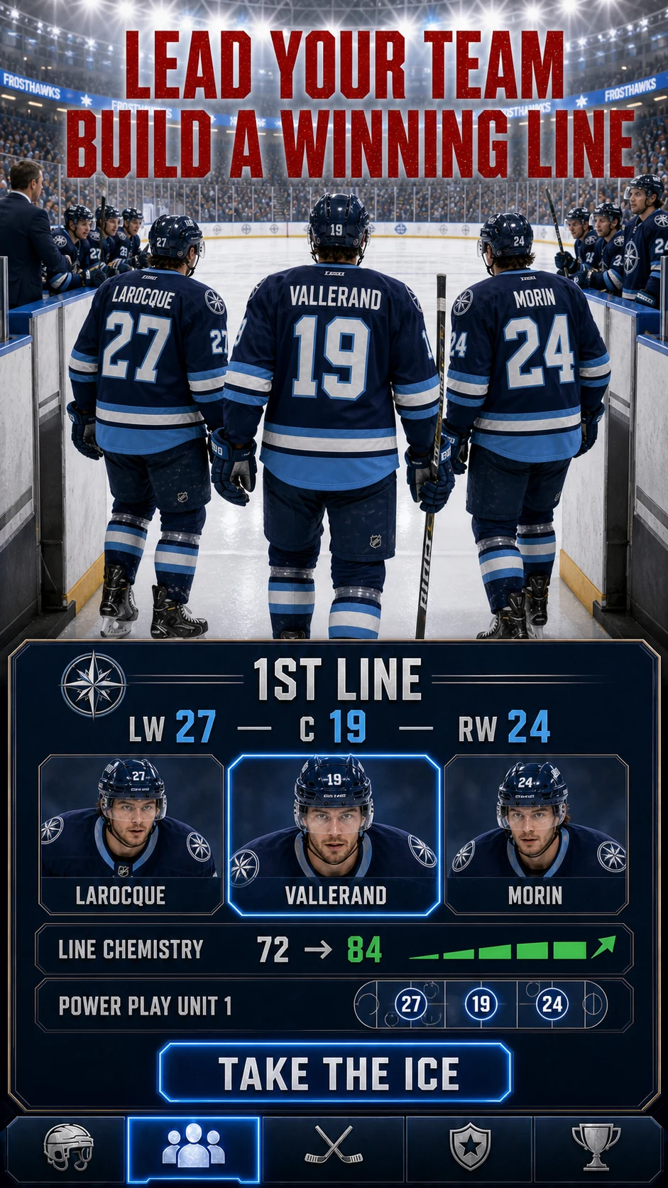 Hockey Star : Rookie to MVP screenshot